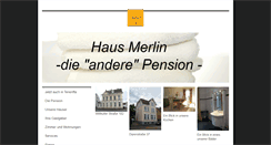 Desktop Screenshot of haus-merlin-solingen.com